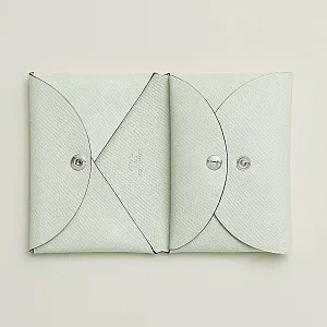 Hermès Кардхолдер Calvi Duo Vert Fizz - фото 2
