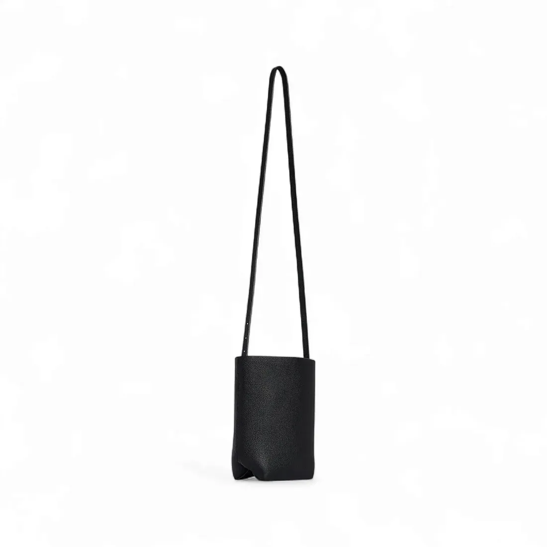 The Row Сумка NS Park Crossbody Smoked Taupe из кожи Black - фото 2
