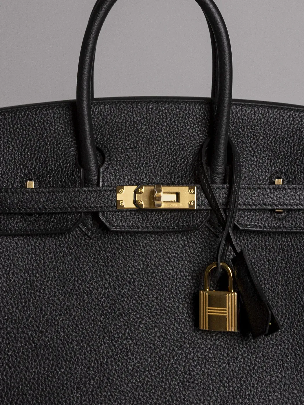 Hermès Сумка Birkin 25 Black Togo Gold Hardware - фото 3