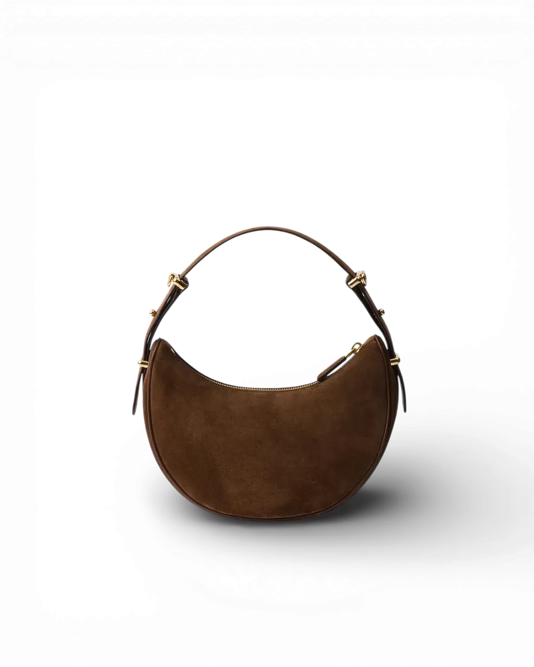 Prada Сумка Arque suede shoulder - фото 4