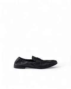 Prada Мокасины Shuffle из антикварной кожи Black - фото 2