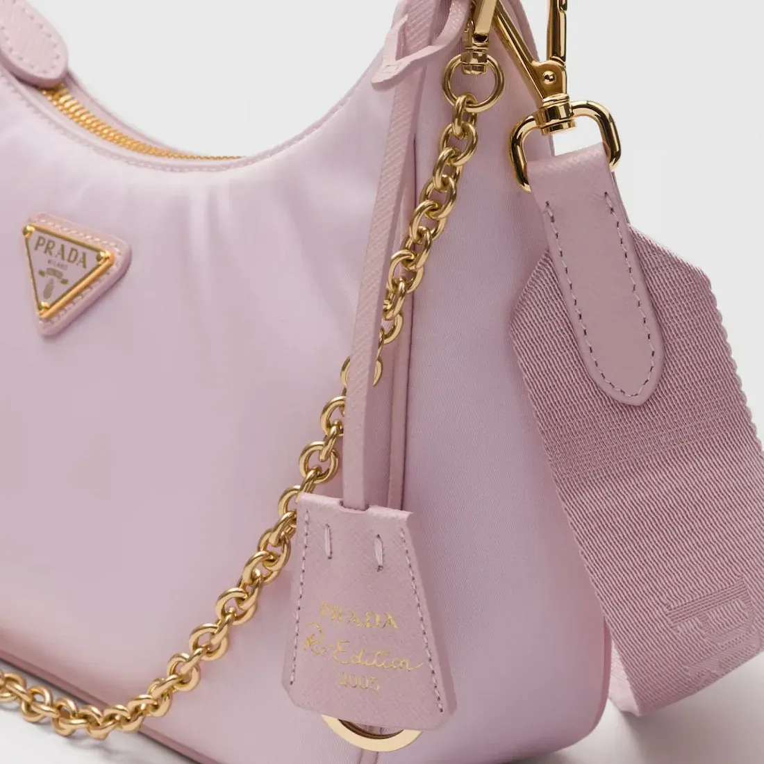 Prada Сумка Re-Edition 2005 из Re-Nylon Alabaster - фото 5