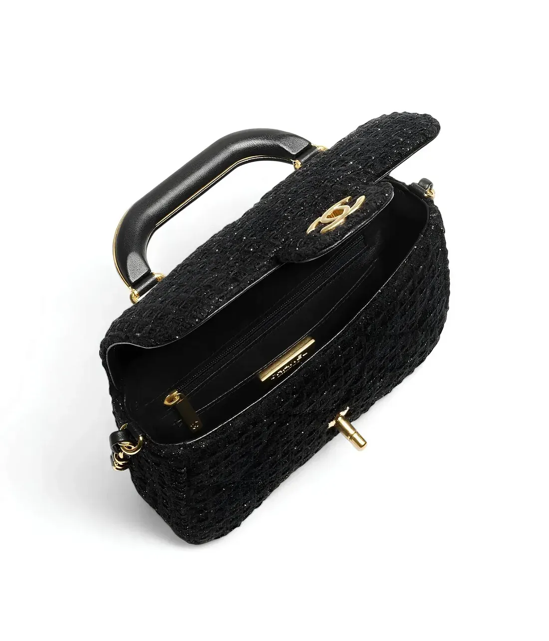 Chanel Мини-сумка Flap Black - фото 3
