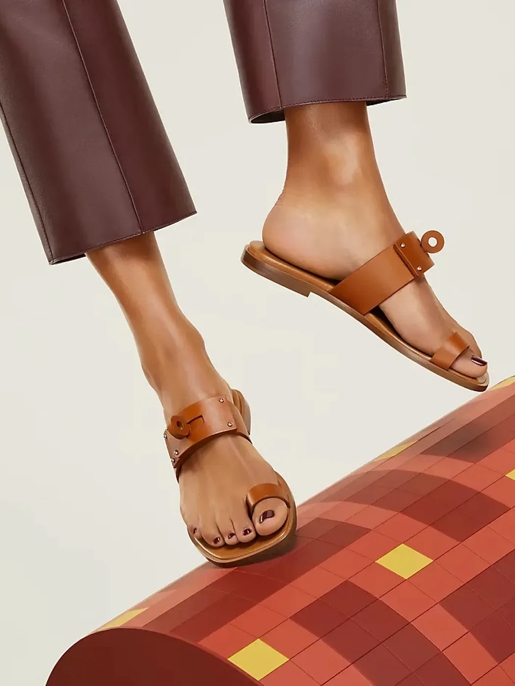 Hermès Сандалии July Naturel - фото 2