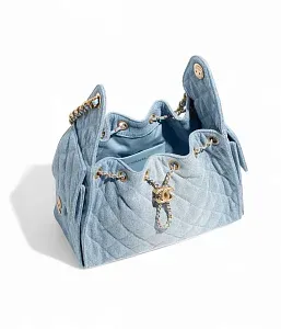 Chanel Маленькая сумка 25 Blue - фото 3