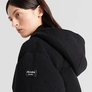 Prada Пуховая куртка из шерсти и кашемира - фото 4