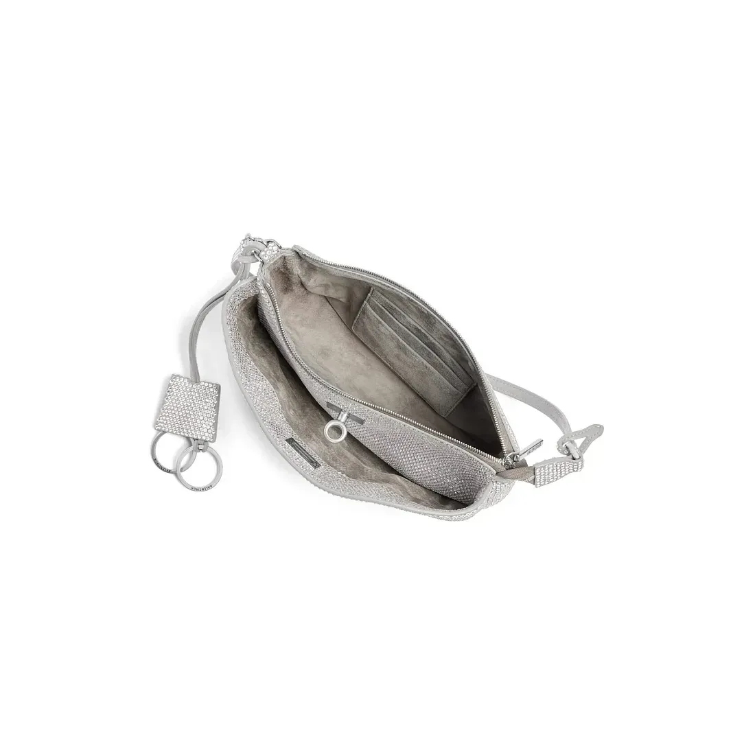 Balenciaga Сумка Rodeo Sling Pochette in Smoke Grey - фото 5