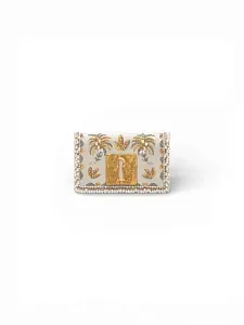 Schiaparelli Клатч Pochette Chaine Bijoux Trou De Serrure - фото 1