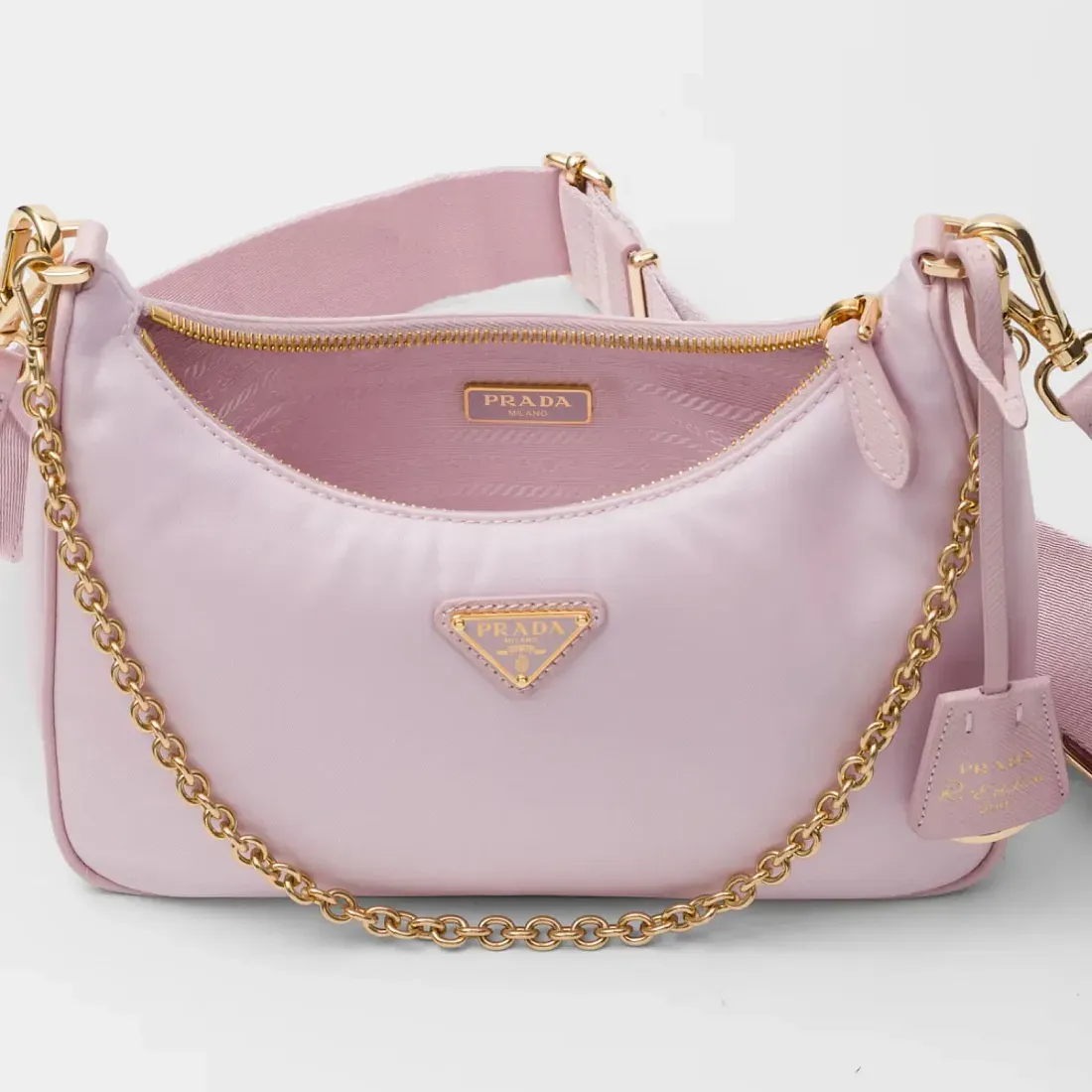 Prada Сумка Re-Edition 2005 из Re-Nylon Alabaster - фото 4