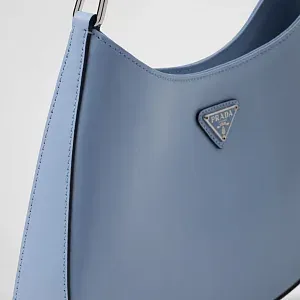 Prada Сумка Cleo из лакированной кожи Celeste - фото 6