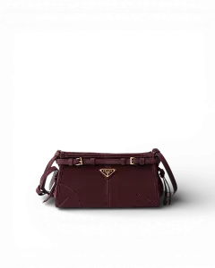 Prada Сумка Bonnie small suede shoulder - фото 1