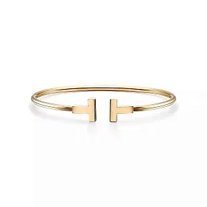 Tiffany & Co. Браслет T Wire Bracelet in Yellow Gold - фото 1