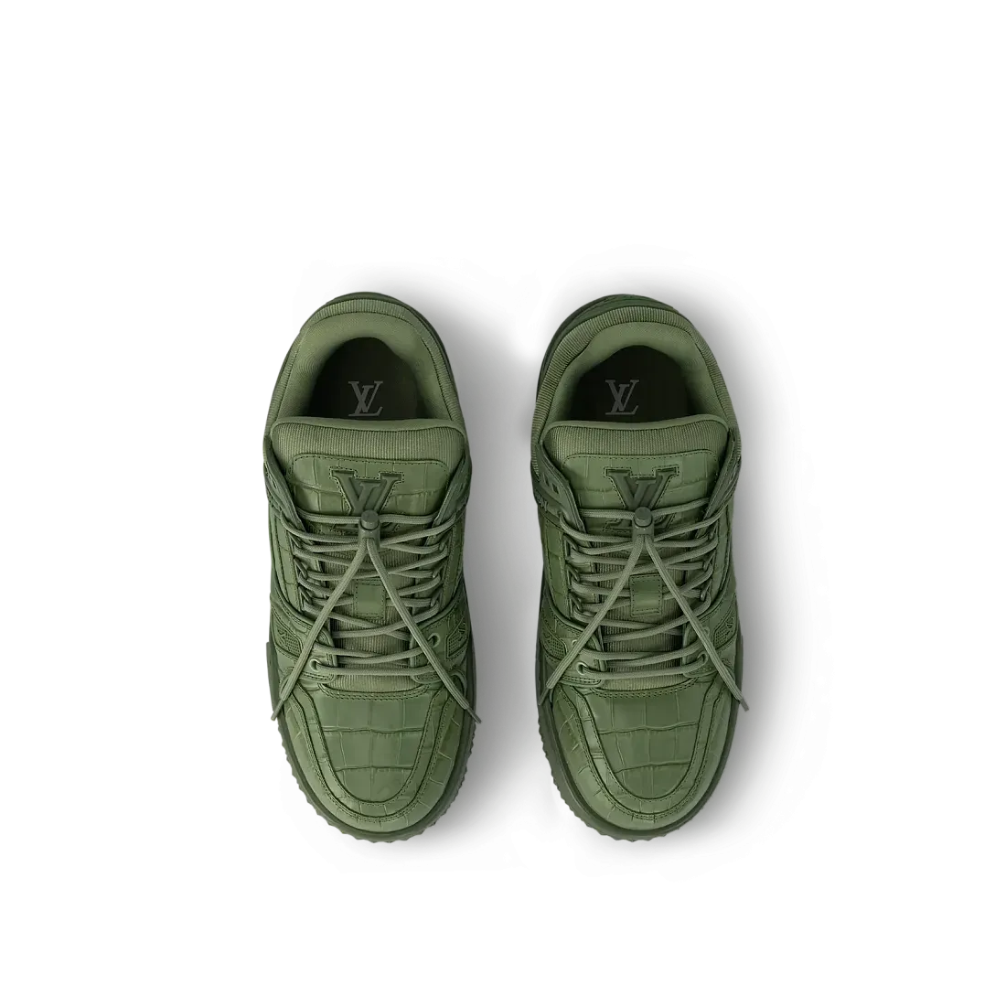 Louis Vuitton Кроссовки LV Trainer Maxi Khaki - фото 2