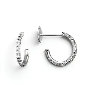 Cartier Серьги Etincelle de hoop earrings, small model, paved - фото 3