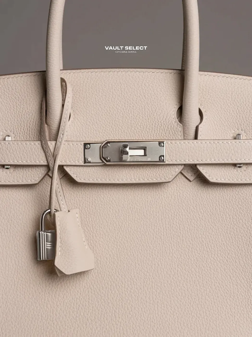 Hermès Сумка Birkin 30 Craie Togo Palladium Hardware - фото 3