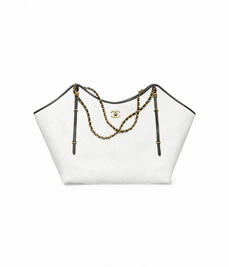 Большая сумка Cabas Chanel White - фото 1