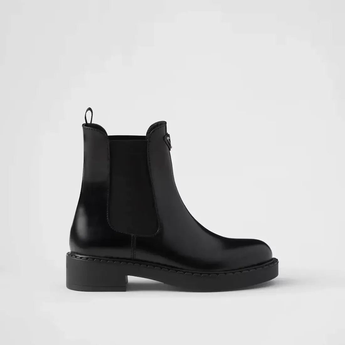 Prada Ботинки из матовой кожи - фото 3
