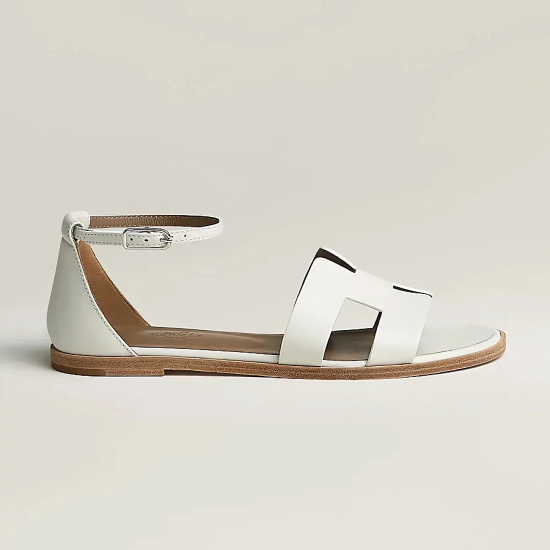 Hermès Сандалии Santorini White - фото 3