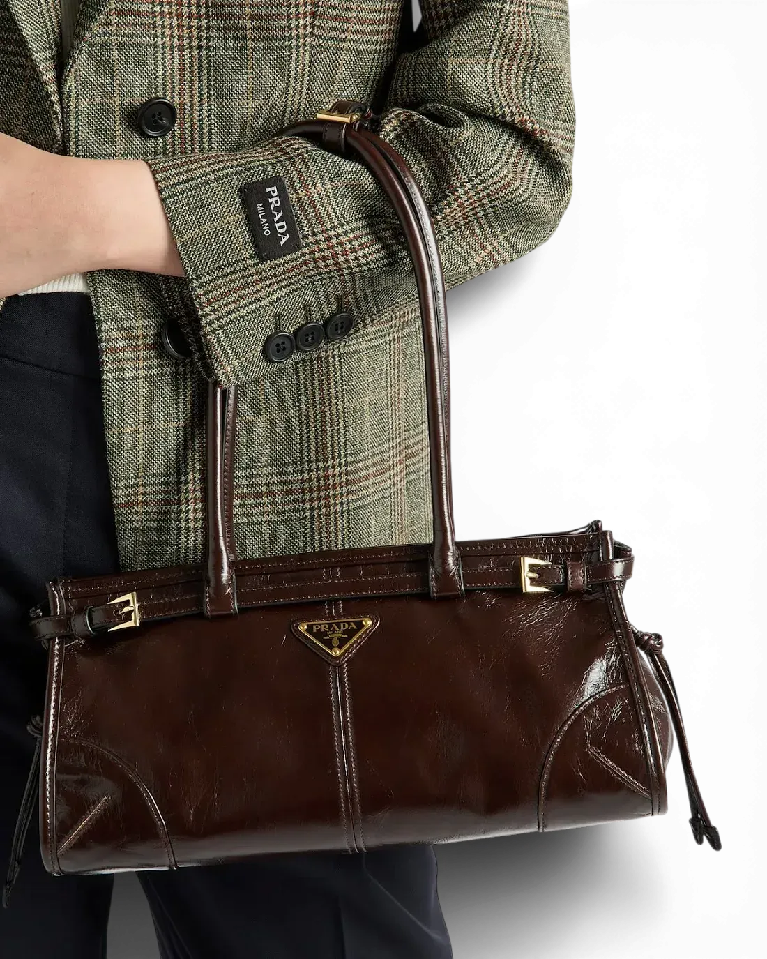 Prada Сумка Bonnie medium leather - фото 7