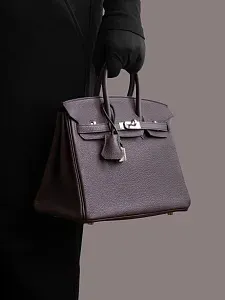 Hermès Сумка Birkin 25 Rouge Sellier Togo Palladium Hardware - фото 2