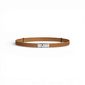 Hermès Ремень Kelly 18 Gold / Palladie - фото 1