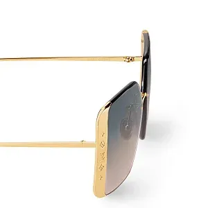 Louis Vuitton Солнцезащитные очки Moon Metal Square Gold - фото 4