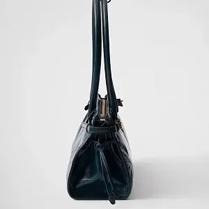 Prada Средняя кожаная сумка Denim - фото 4