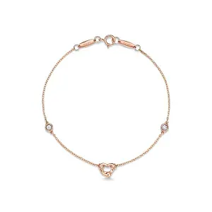 Tiffany & Co. Браслет Open Heart Diamonds Bracelet by the Yard - фото 1