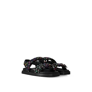 Louis Vuitton Сандалии Sunset Flat Comfort TM x Black - фото 1