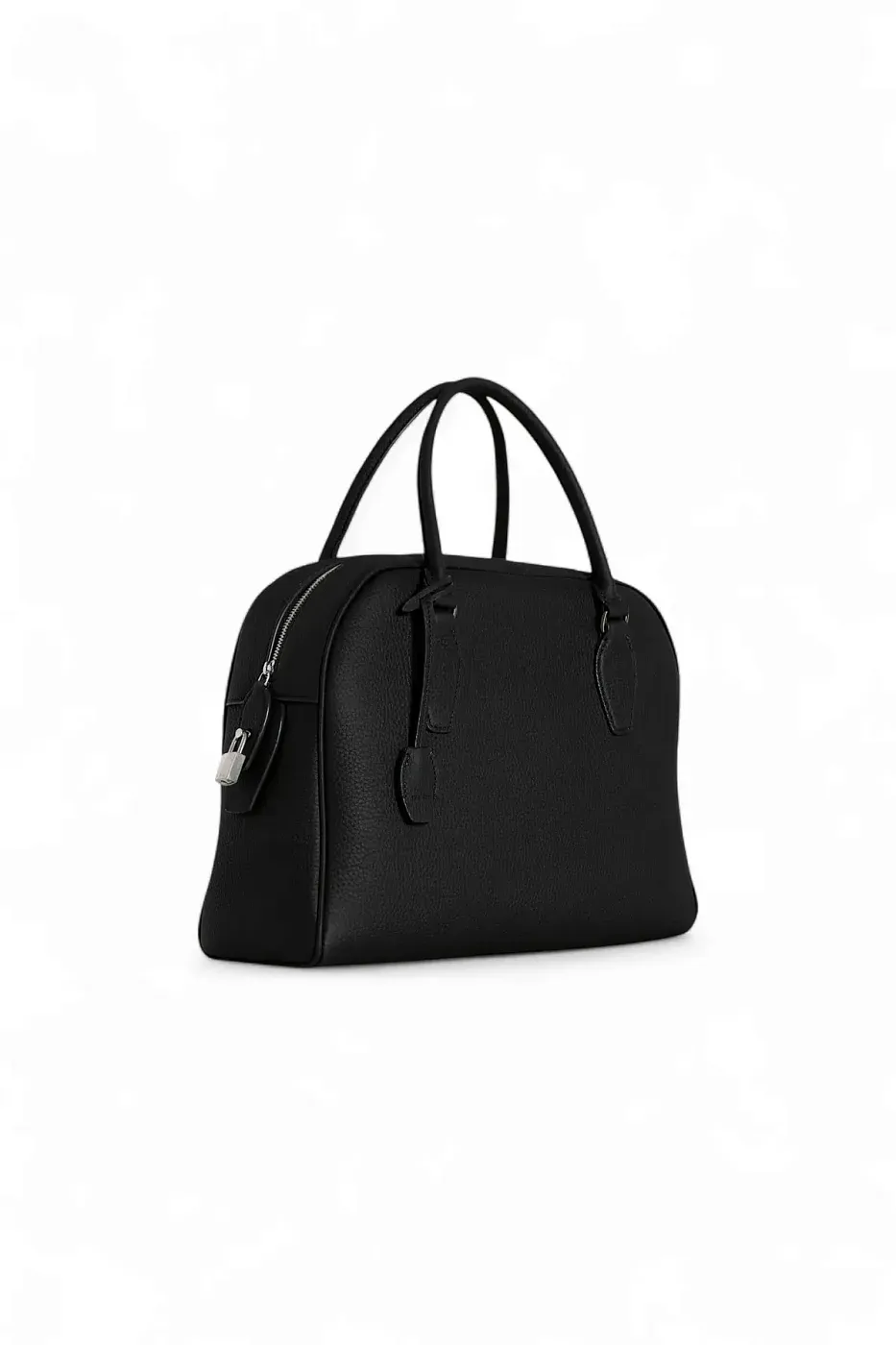 The Row Сумка India 12 Deep Brown из кожи Black - фото 2