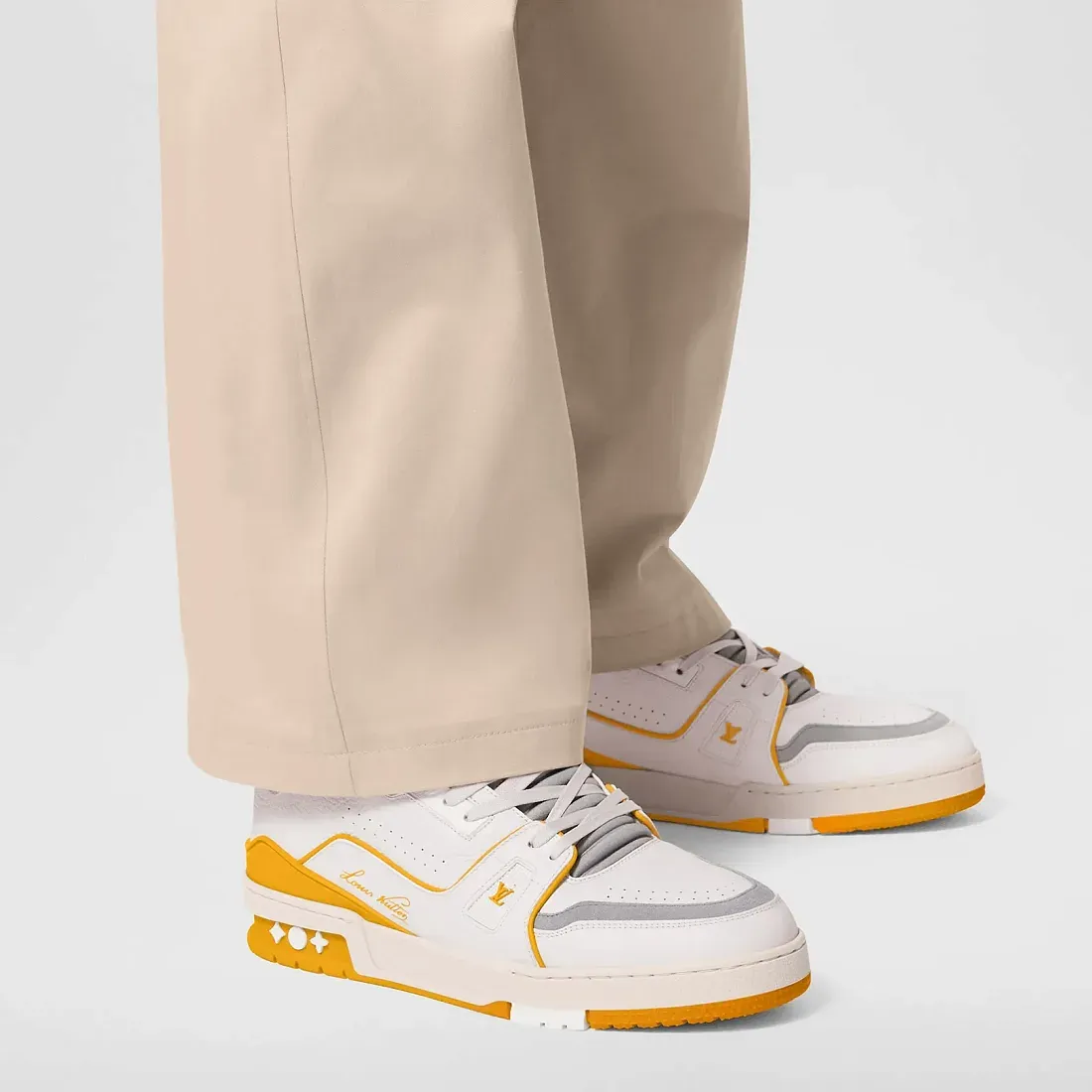 Louis Vuitton Кроссовки LV Trainer Yellow - фото 4