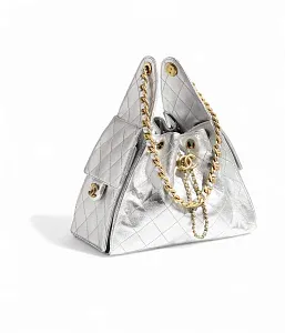 Chanel Маленькая сумка 25 Silvery - фото 2