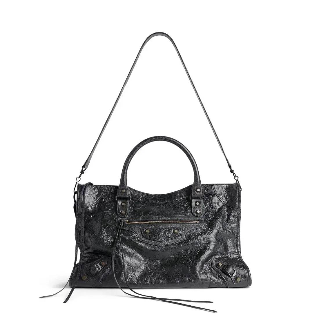 Balenciaga Сумка Le City среднего формата Black - фото 5