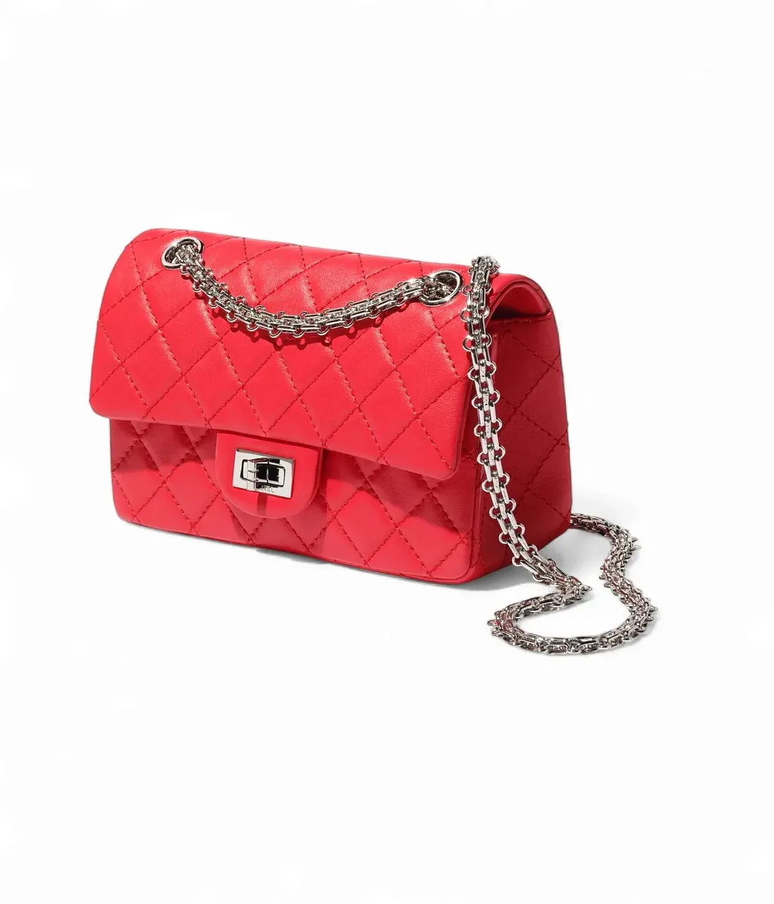 Chanel Сумка Mini 2.55 Rouge Fonce - фото 2