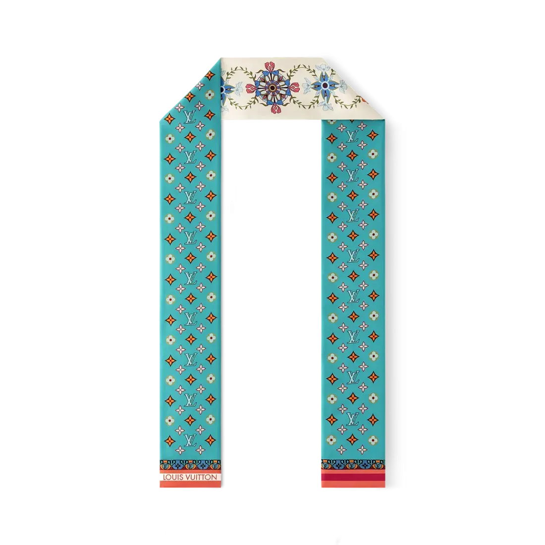 Louis Vuitton Шелковая лента Monogram Asnieres Creme - фото 3