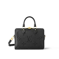 Louis Vuitton Сумка Speedy 25 с плечевым ремнем Black - фото 1