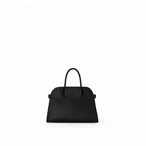 The Row Сумка Soft Margaux 12 из кожи Black - фото 1