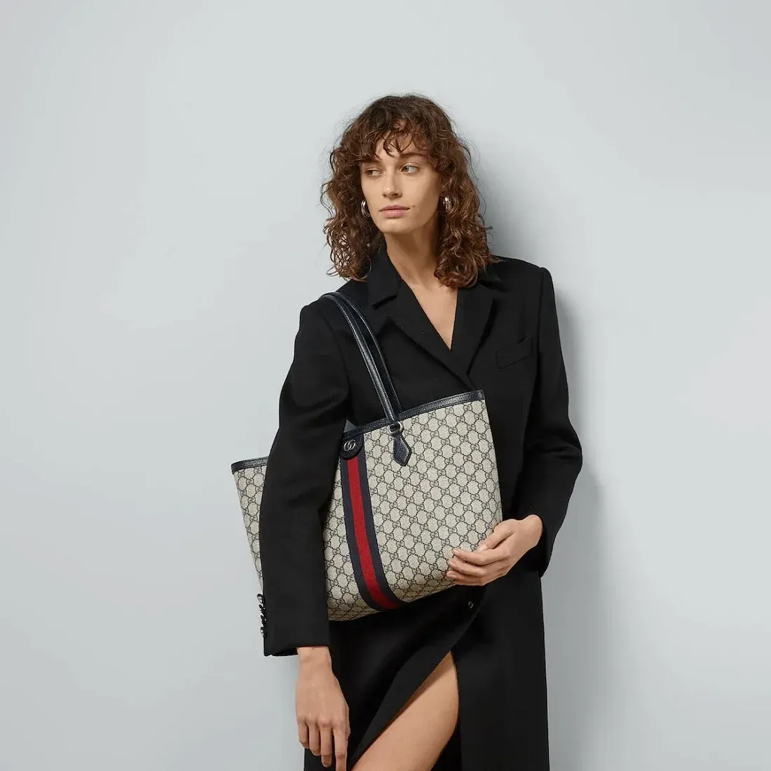 Gucci Сумка-тоут Ophidia Blue - фото 2
