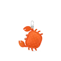 Louis Vuitton Аксессуар для сумки Crab Orange - фото 1
