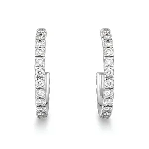 Cartier Серьги Etincelle de hoop earrings, small model, paved - фото 1