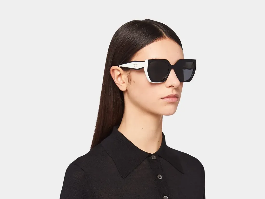 Prada Солнцезащитные очки Gray Tortoiseshell - фото 2
