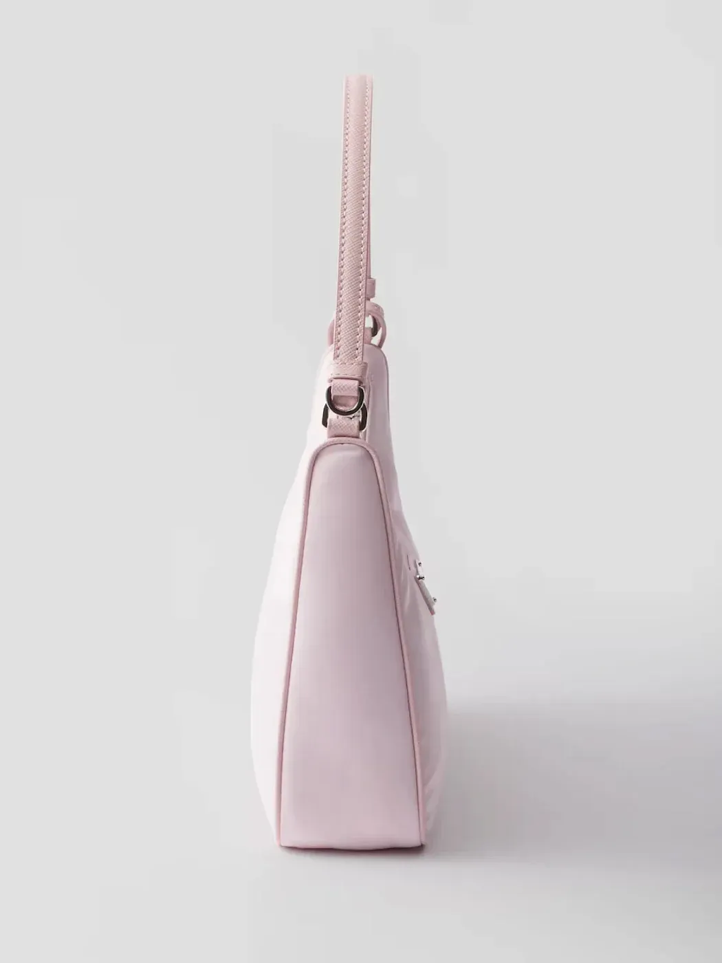 Prada Mини-сумка из Re-Nylon и сафьяновой кожи Re-Edition 2005 Alabaster Pink - фото 4