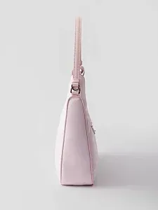 Prada Mини-сумка из Re-Nylon и сафьяновой кожи Re-Edition 2005 Alabaster Pink - фото 4
