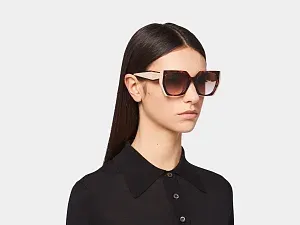 Prada Солнцезащитные очки Dark Brown - фото 2