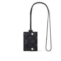 Louis Vuitton Кардхолдер на ремешке Black - фото 1