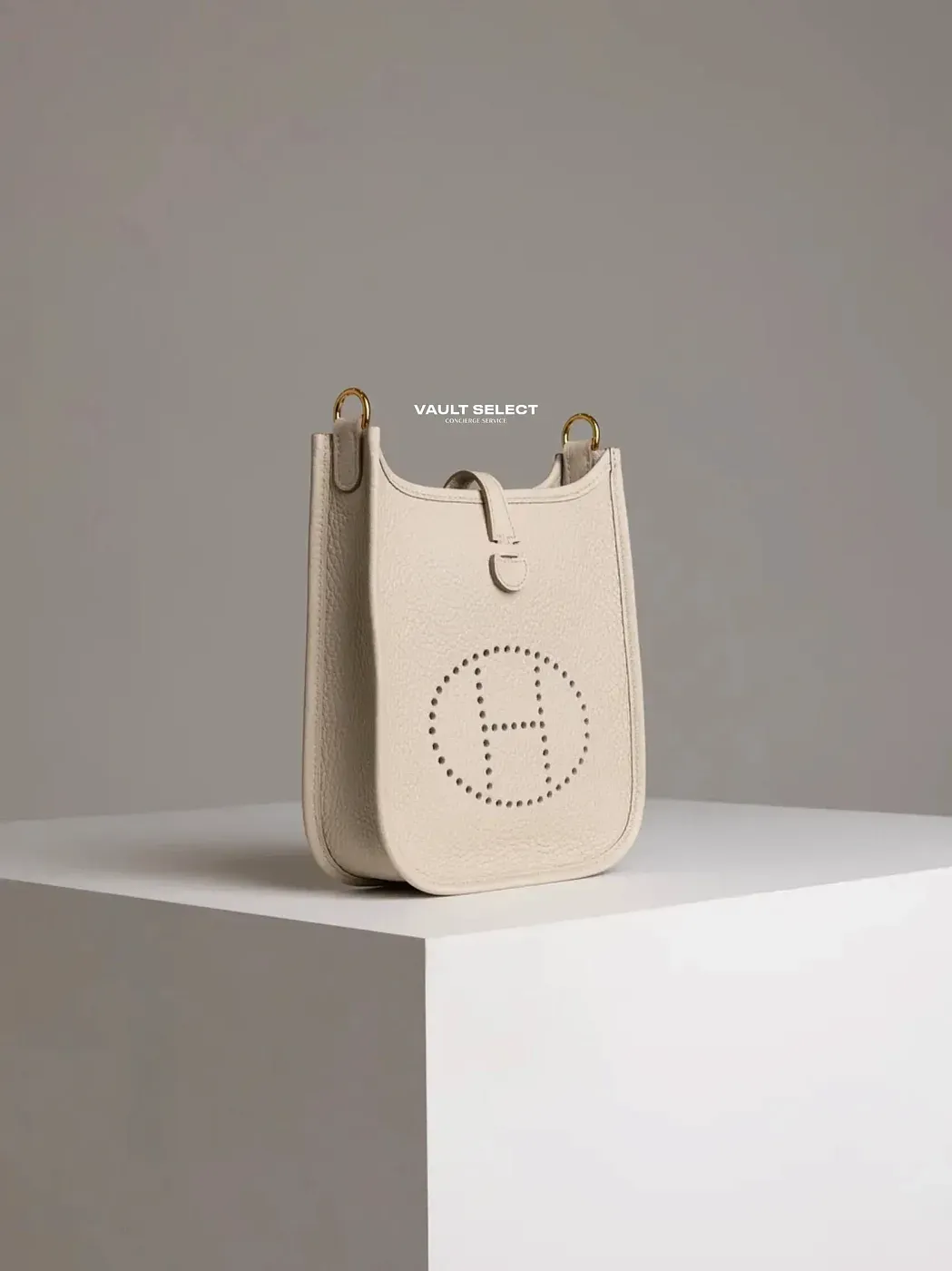 Hermès Сумка Evelyne 16 Beton Clemence Gold Hardware - фото 3