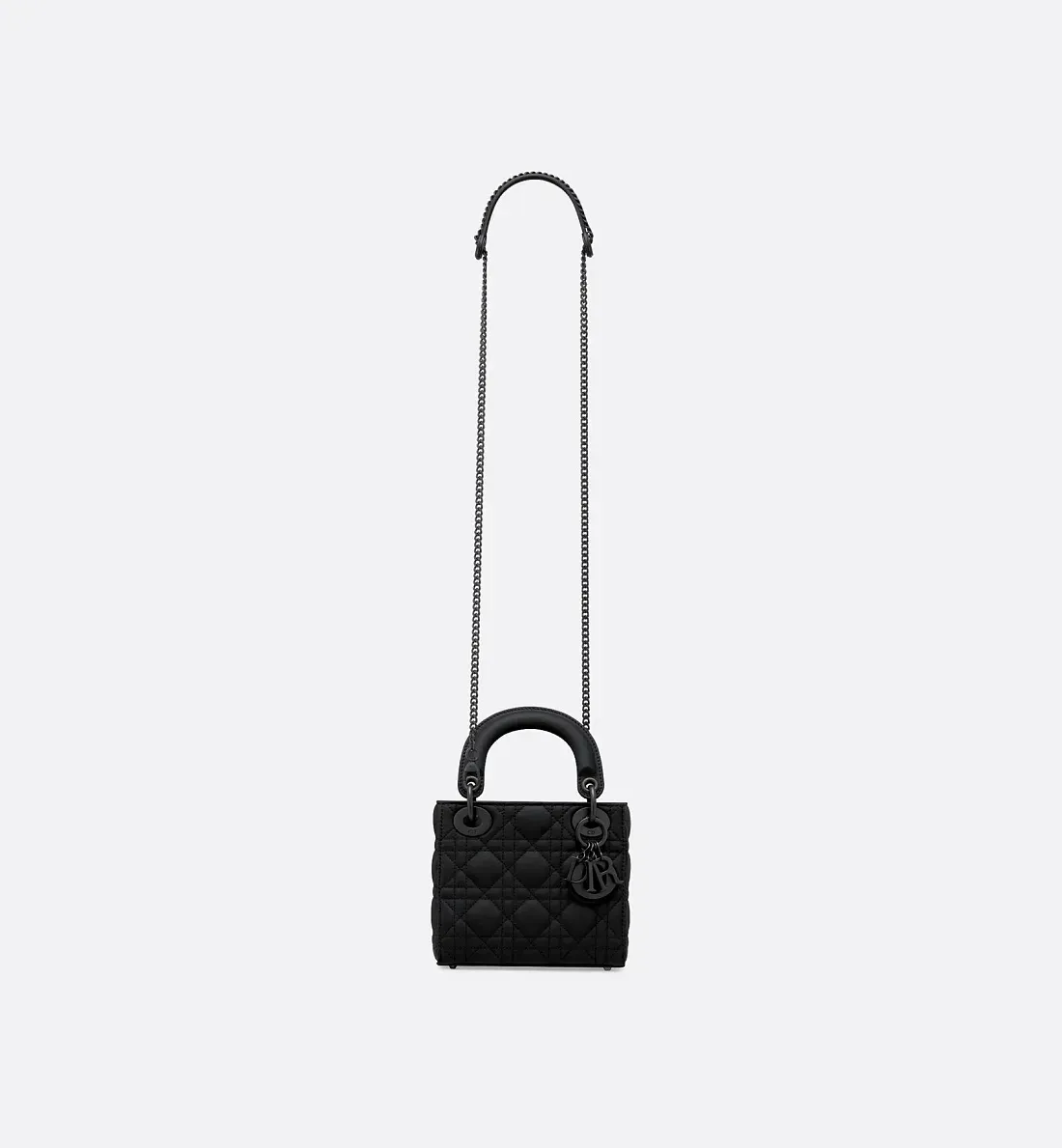 Dior Сумка Lady ultramatte cannage calfskin мини-формата - фото 7