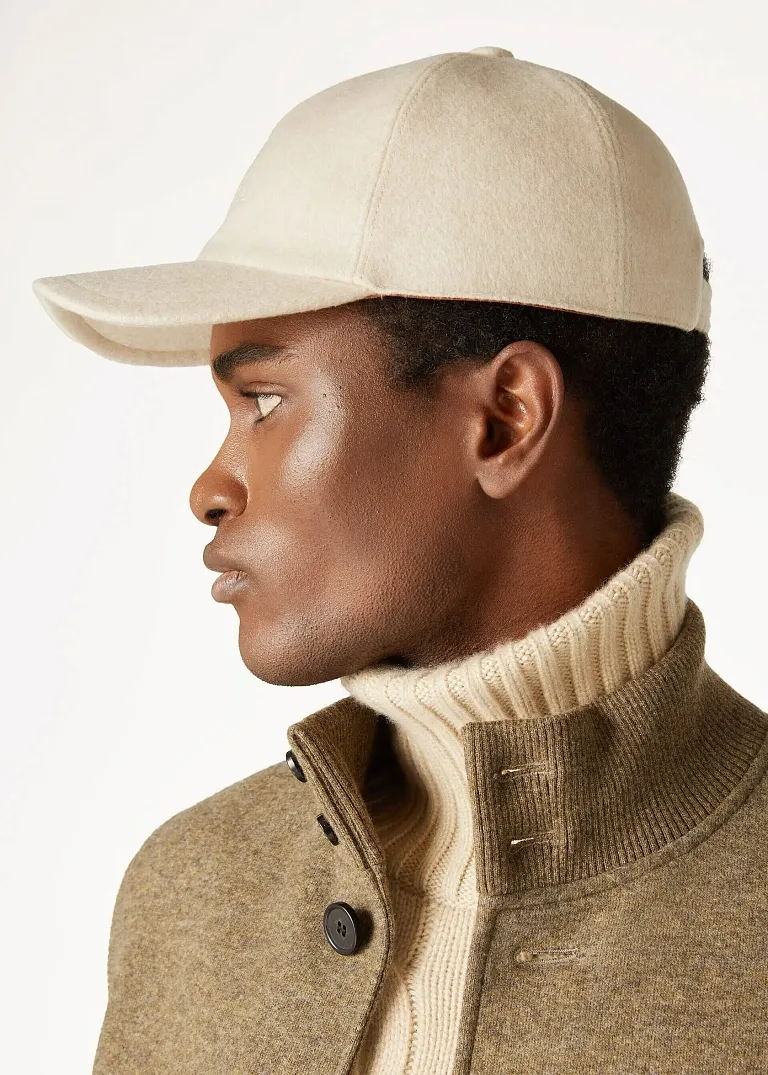 Бейсболка Loro Piana Natural Melange - фото 1
