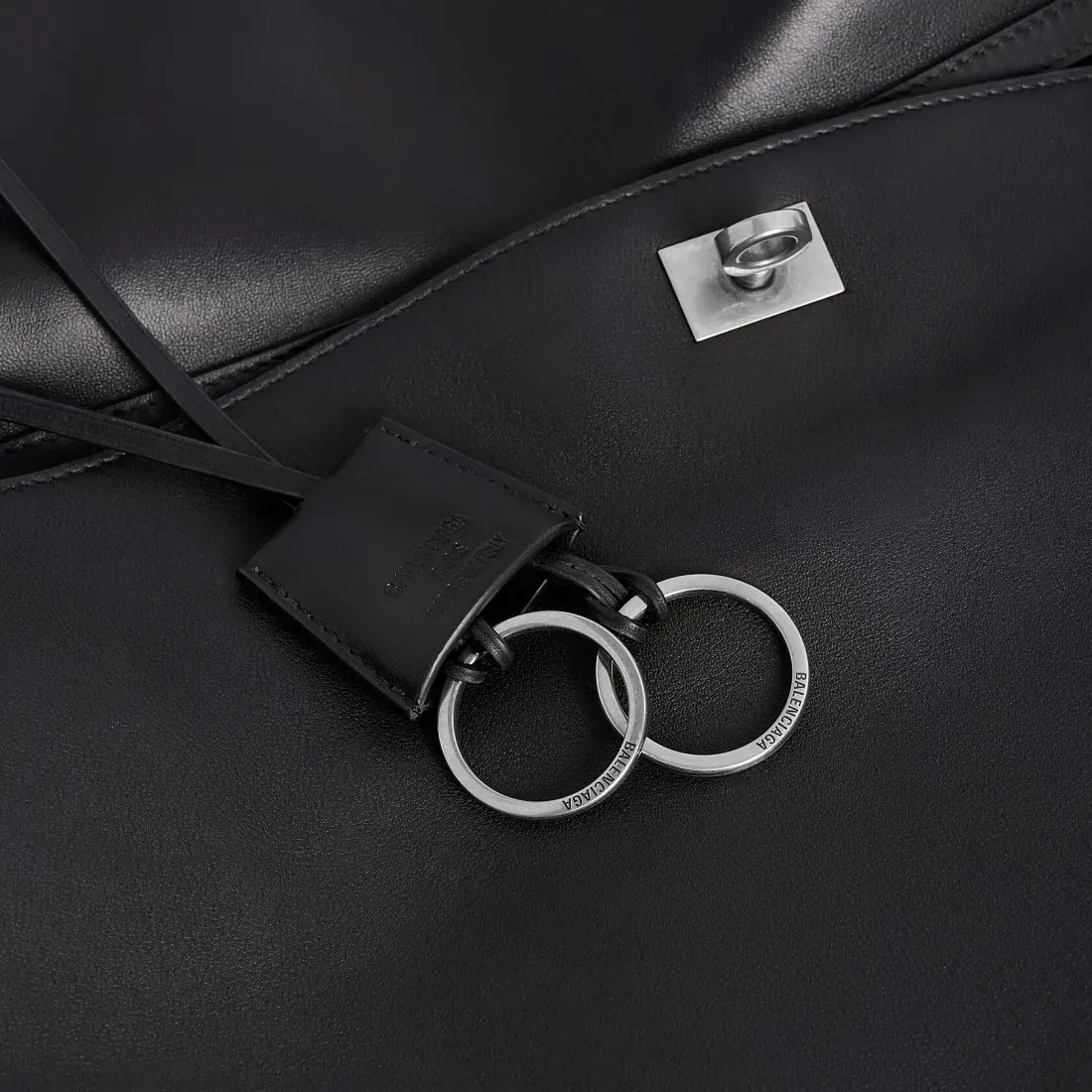 Balenciaga Сумка Rodeo in Black большого формата - фото 7