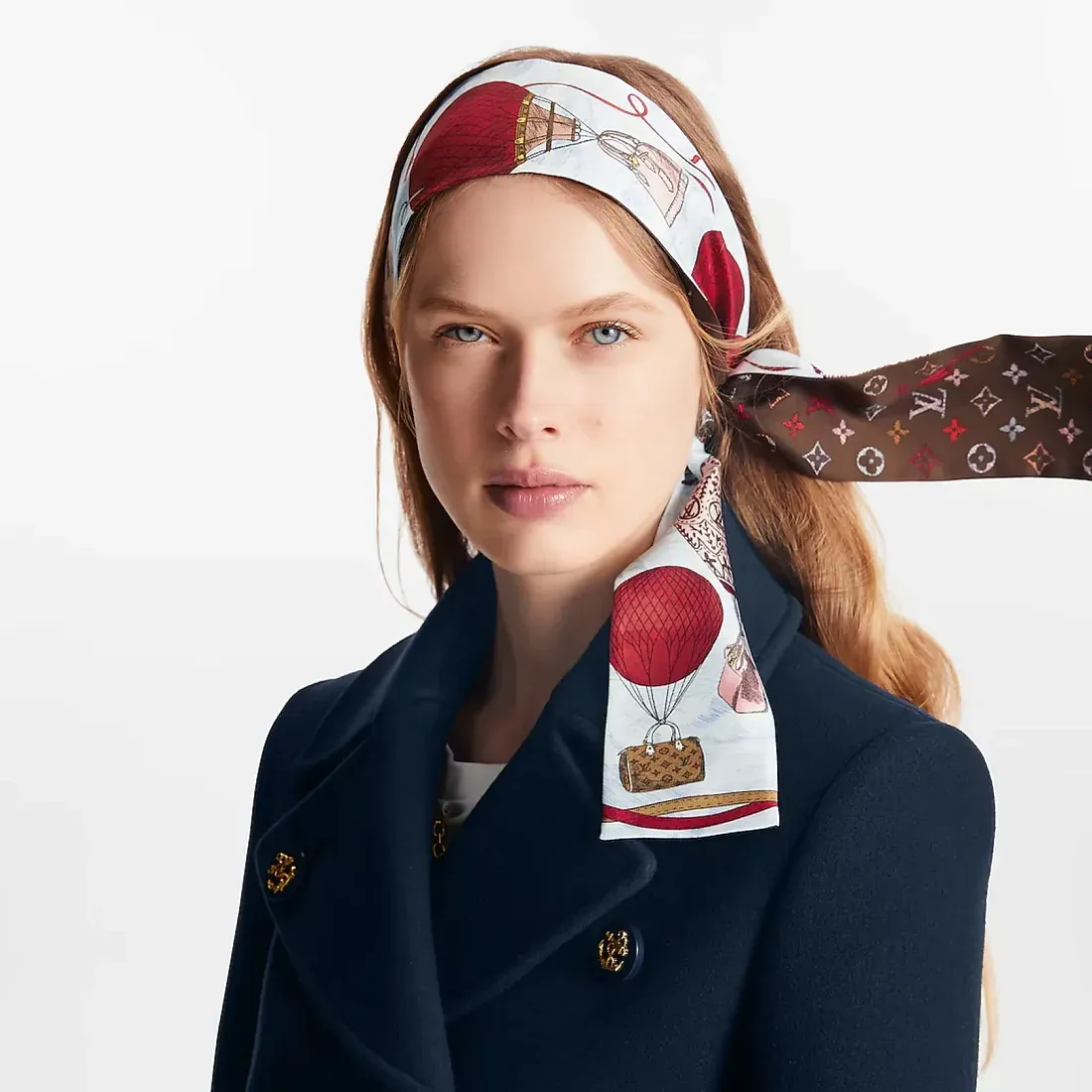 Louis Vuitton Шелковая лента Up And Away Rouge - фото 2